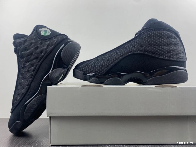 Cheap TB Black Air Retro Jordan 414571-011 13 Cat 0814